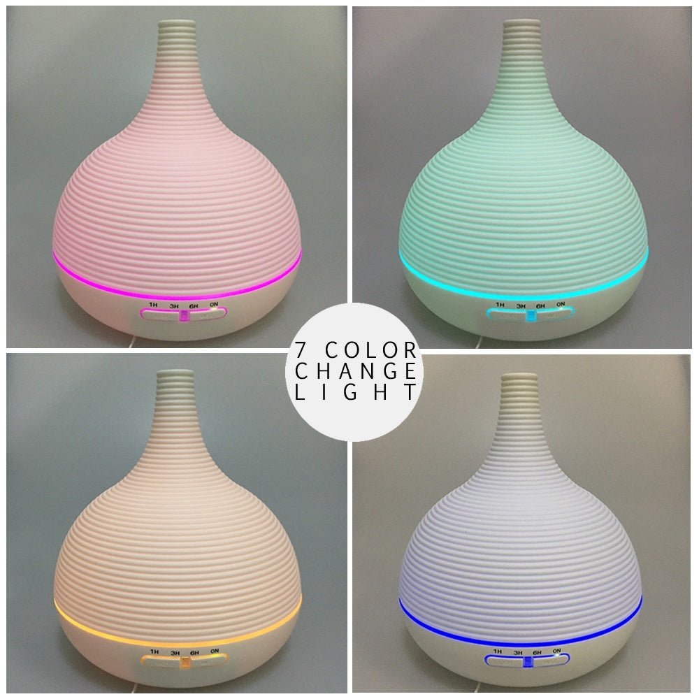 500ml Aroma Diffuser 7 Color Light Essential Oil Aromatherapy Humidifier Diffuser
