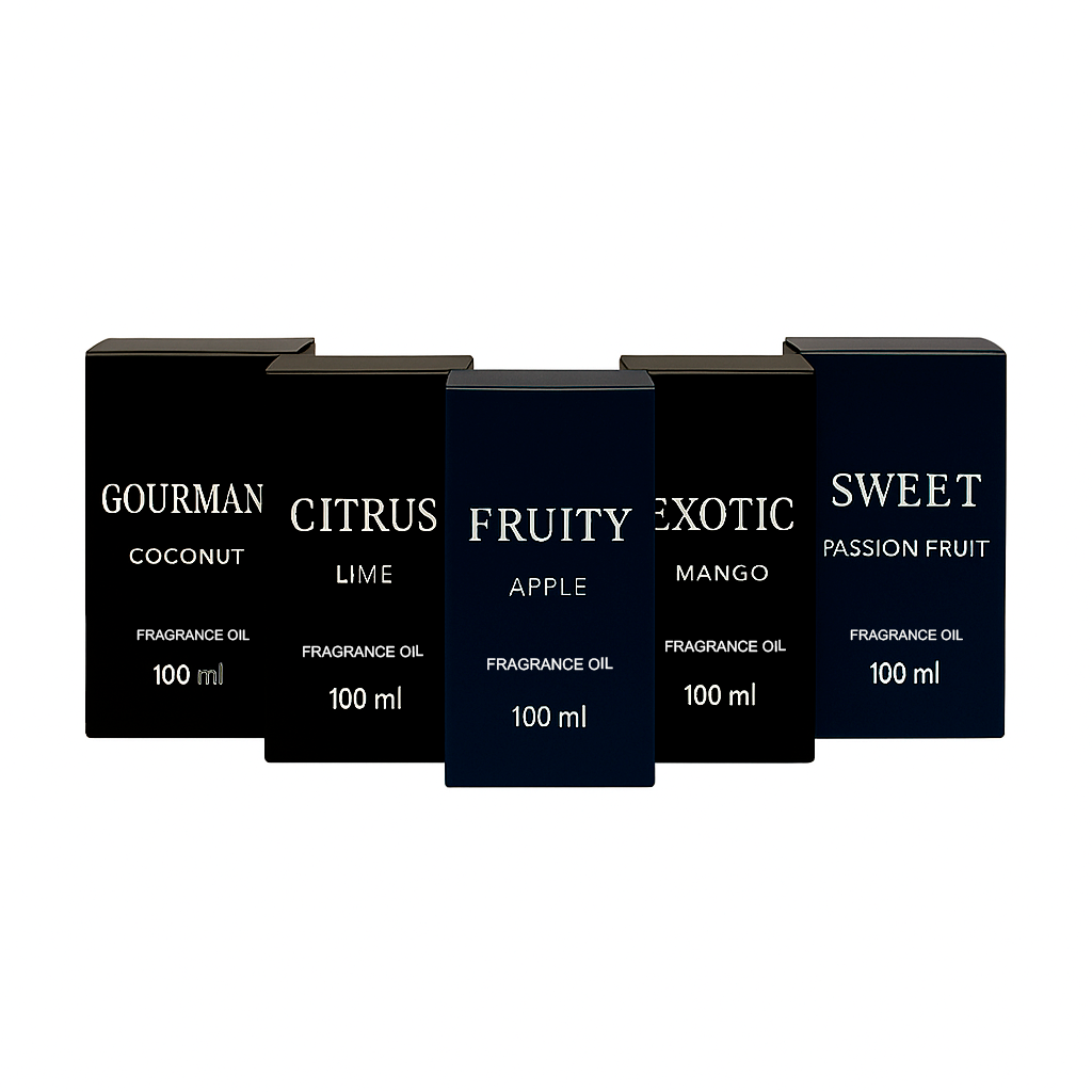 5×100 ml Amber & Fresh Fragrance Set