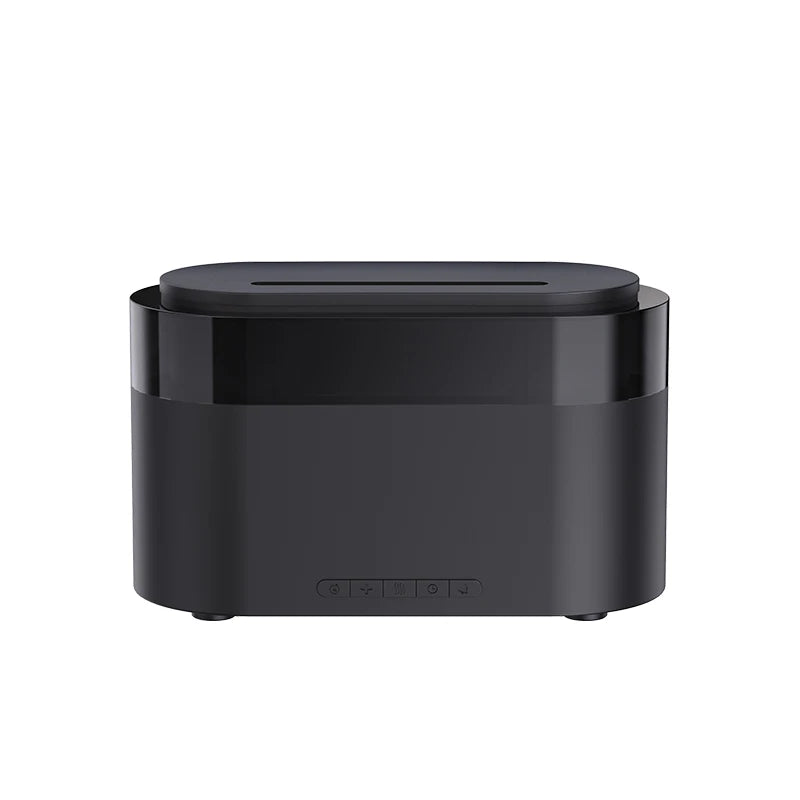 New Clock Air Humidifier Home Colorful Lamp Usb Charge Remote Control Essential Oil Spray Aroma Diffuser Alarm Clock Humidifiers