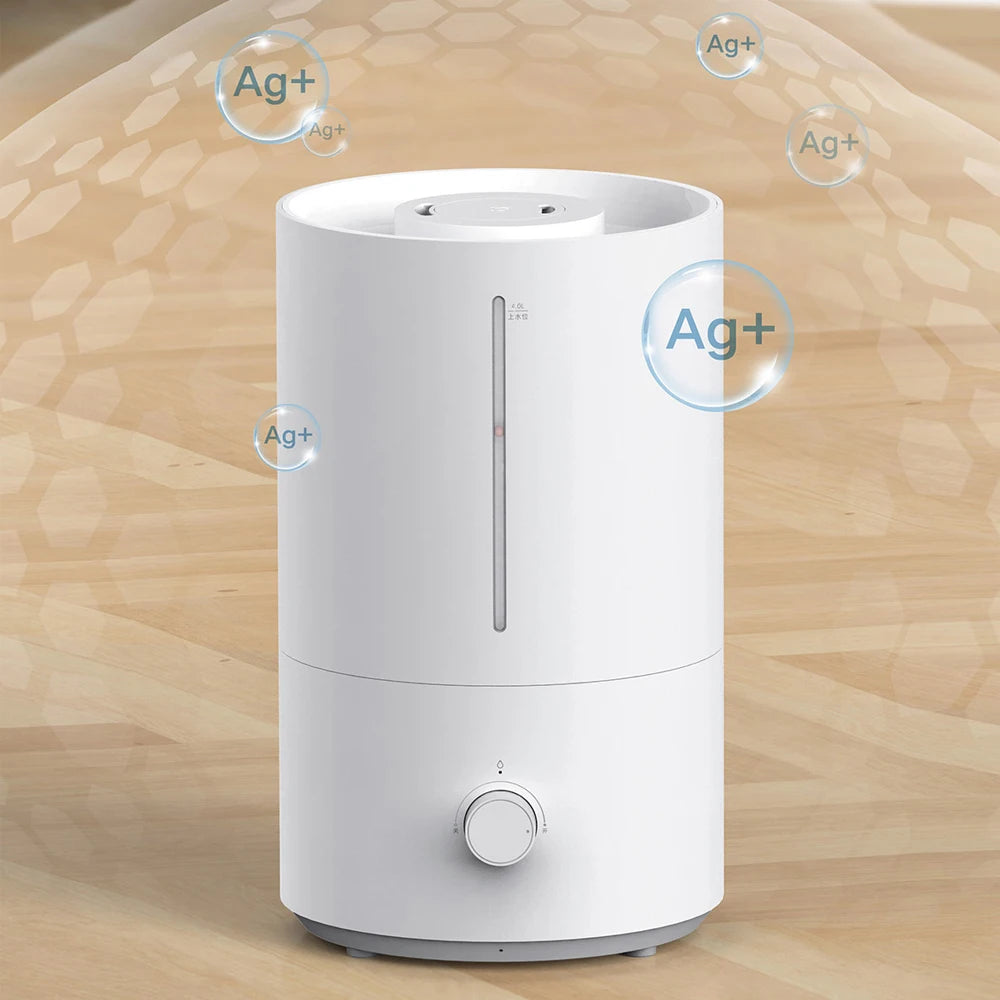 XIAOMI MIJIA Humidifier 2,Top Fill 4L Supersized Cool Mist Humidifier,30H Runtime,Silver ion antibacterial,For Home, Large Room