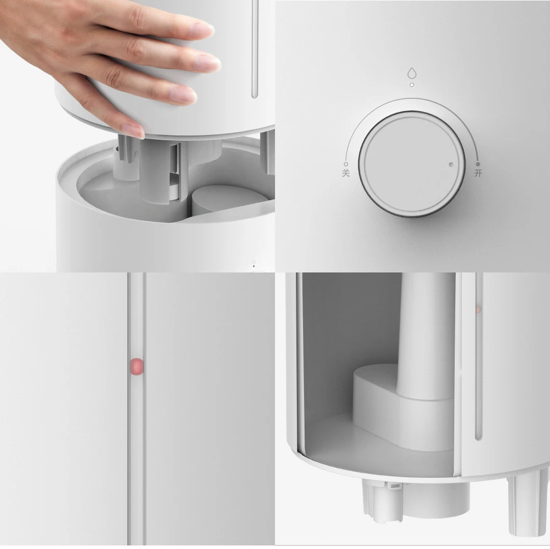 XIAOMI MIJIA Humidifier 2,Top Fill 4L Supersized Cool Mist Humidifier,30H Runtime,Silver ion antibacterial,For Home, Large Room